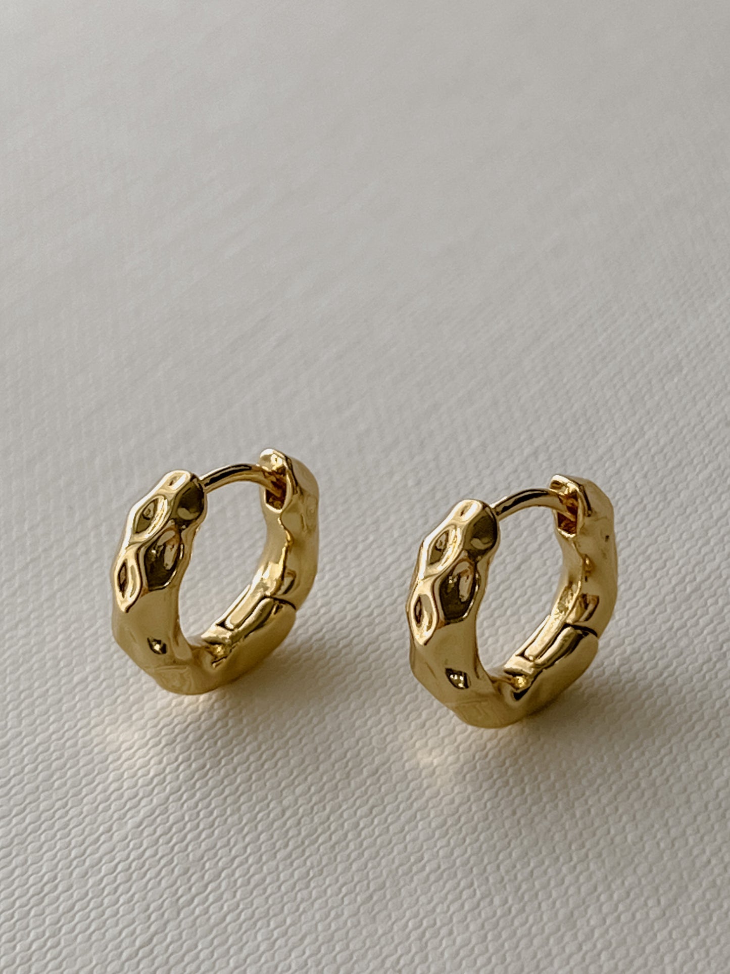 Poppy Huggie Earrings