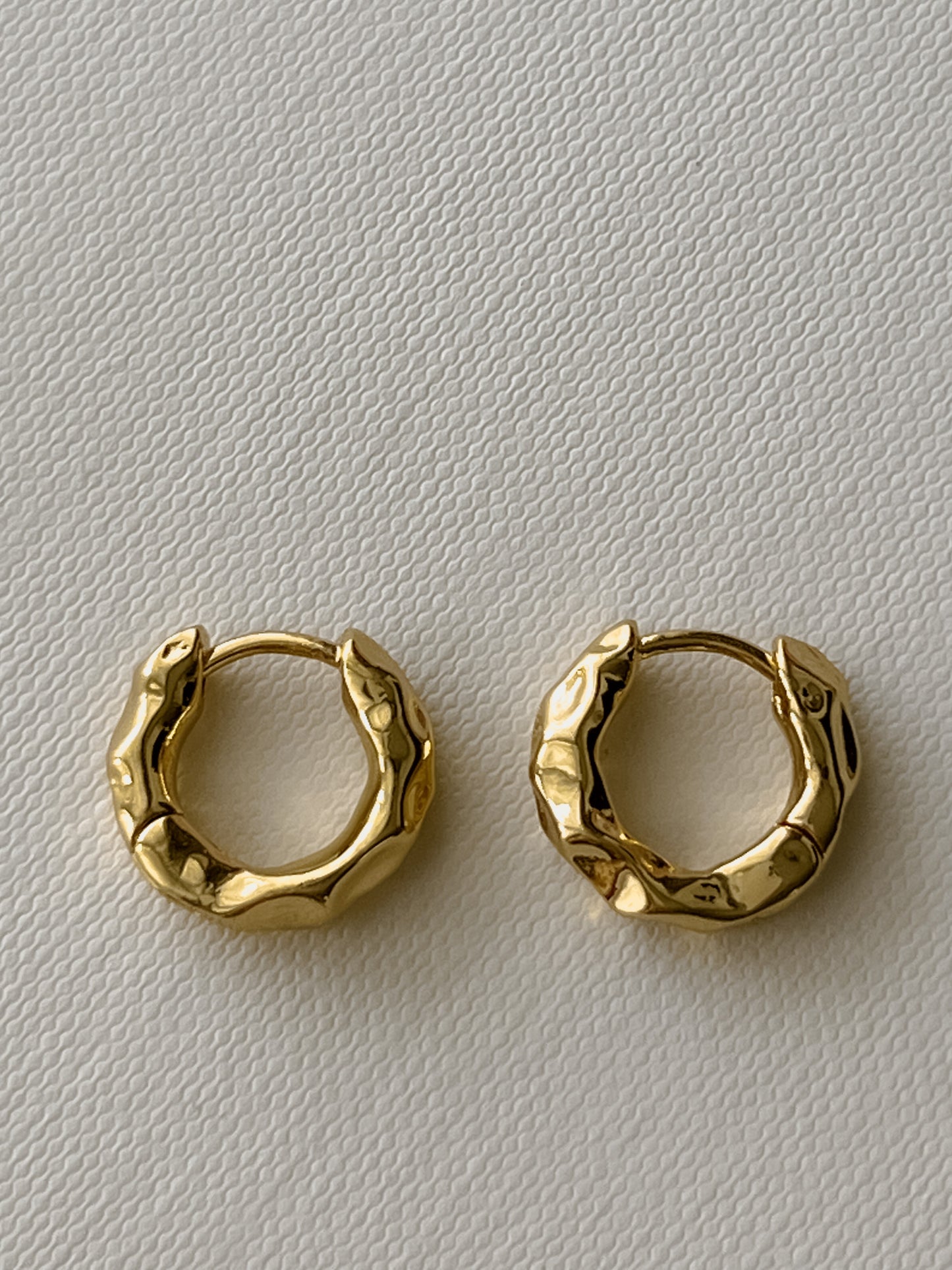 Poppy Huggie Earrings