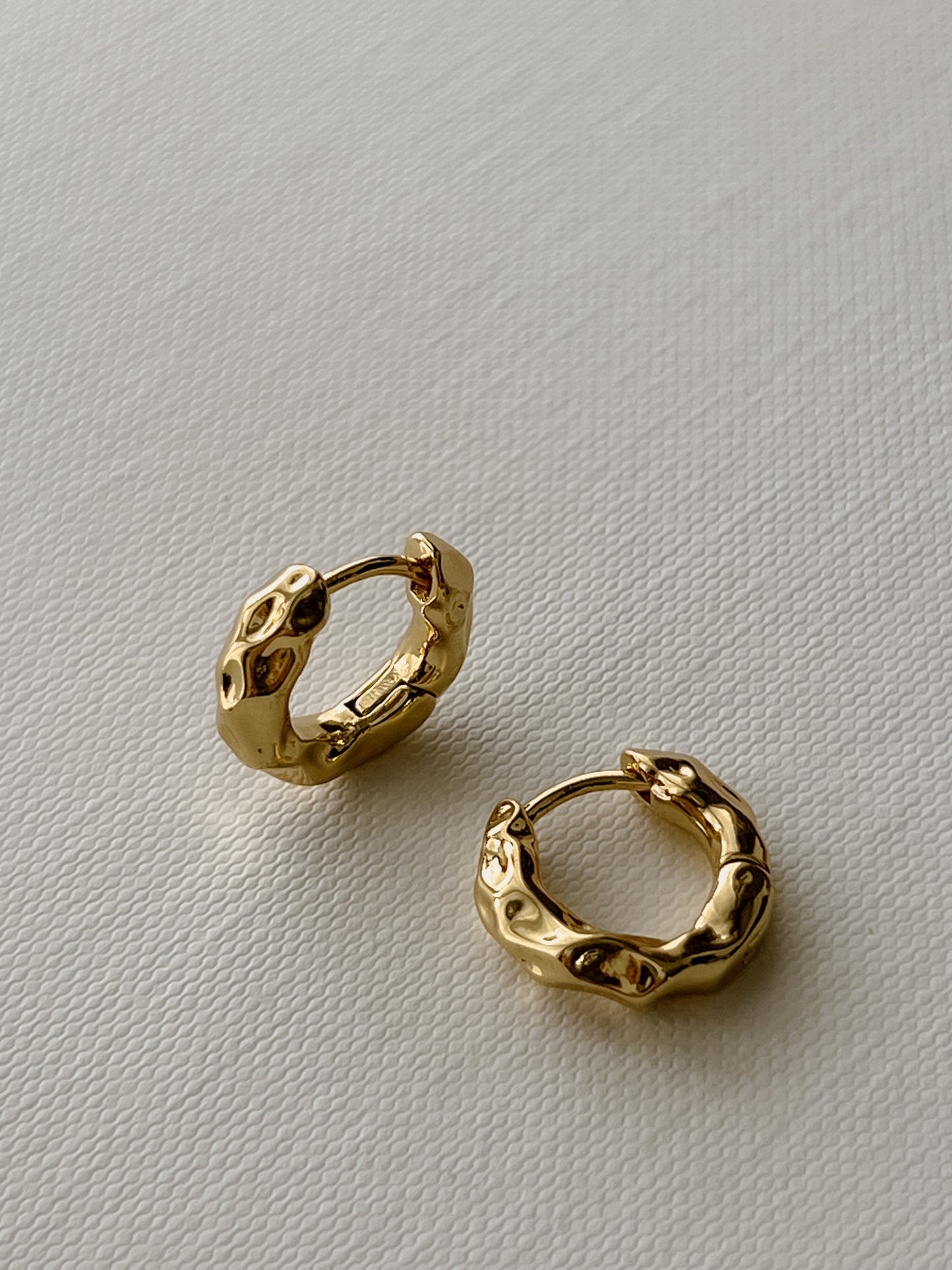 Poppy Huggie Earrings