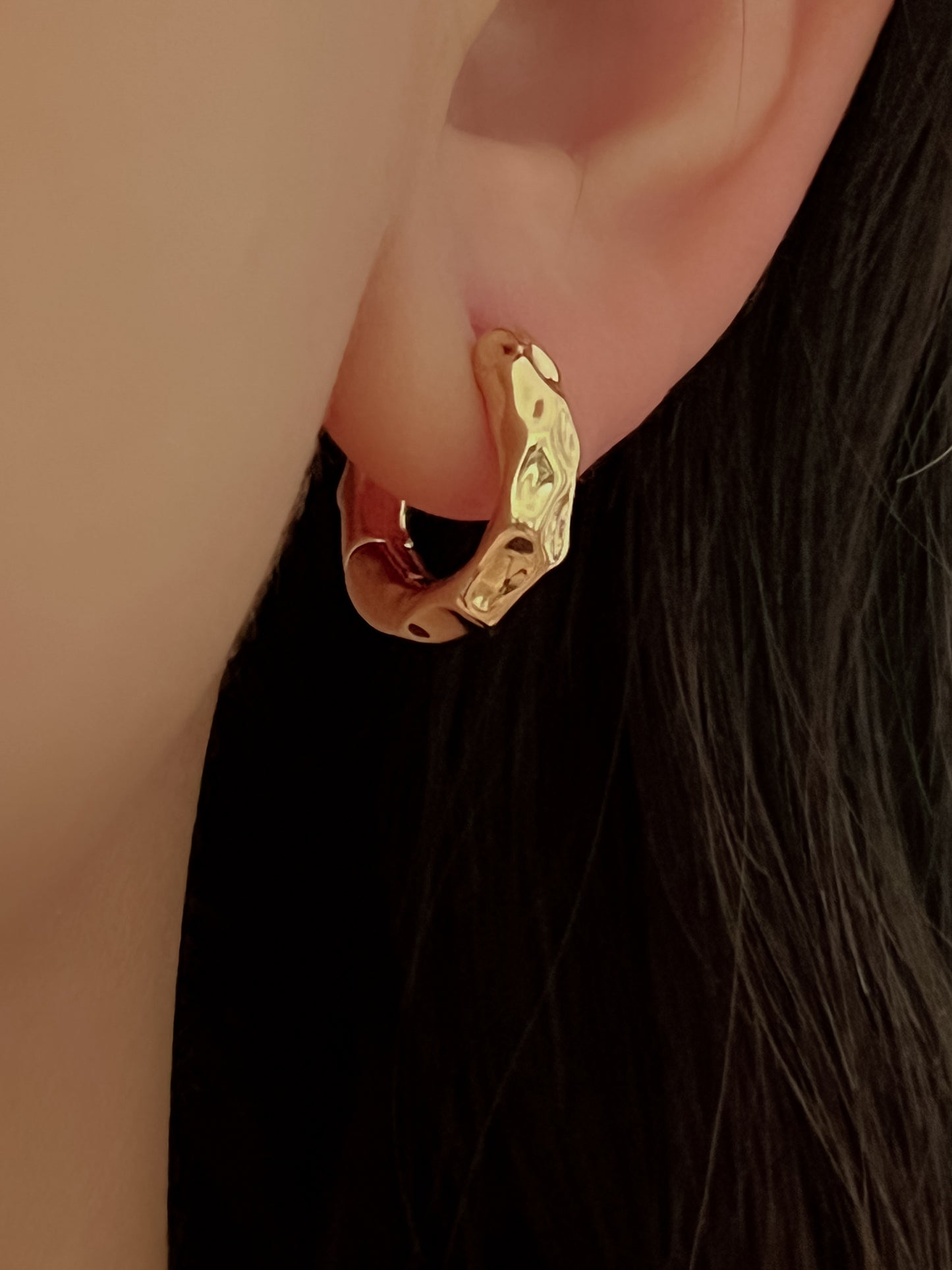 Poppy Huggie Earrings
