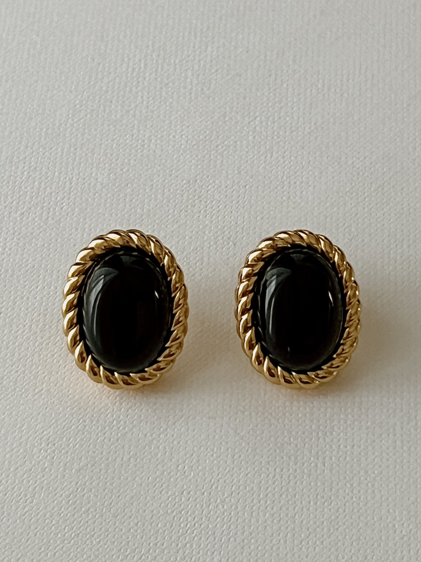 Arina Earrings - Onyx