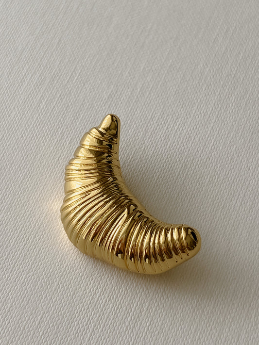 Croissant Brooch