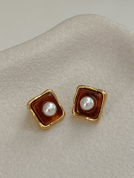 Amber Earrings