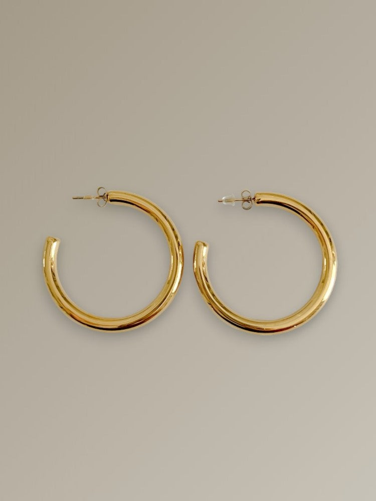 Gabby Hoop Earrings - 4.5cm