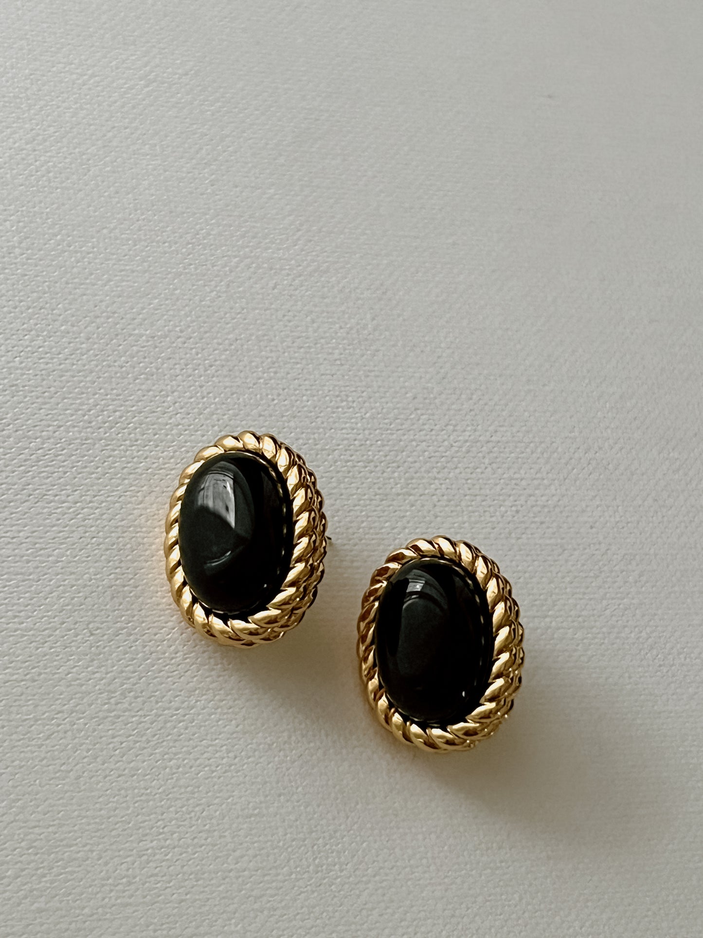 Arina Earrings - Onyx