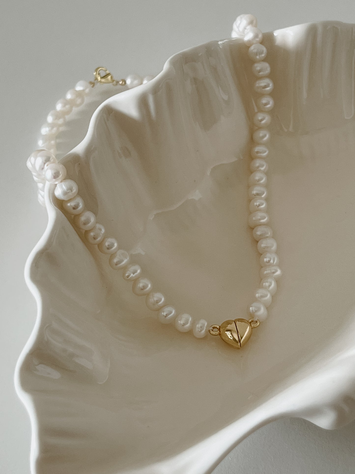 Perla Heart Necklace