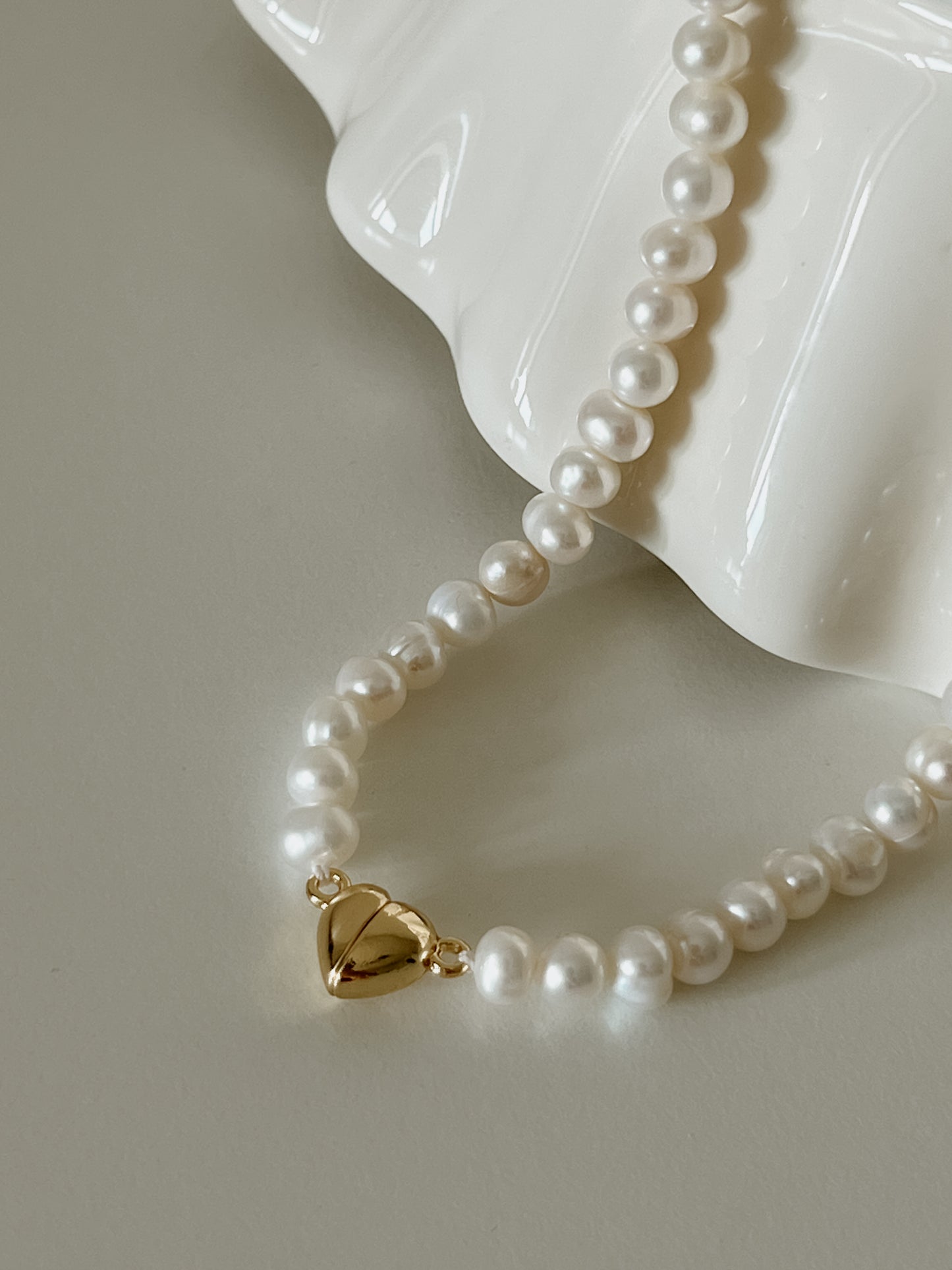 Perla Heart Necklace